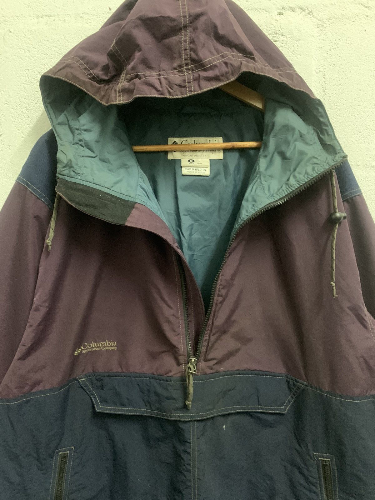 Columbia Vintage 90’s Columbia Pullover Hoodie Jacket Size US L / EU 52-54 / 3 - 11 Thumbnail