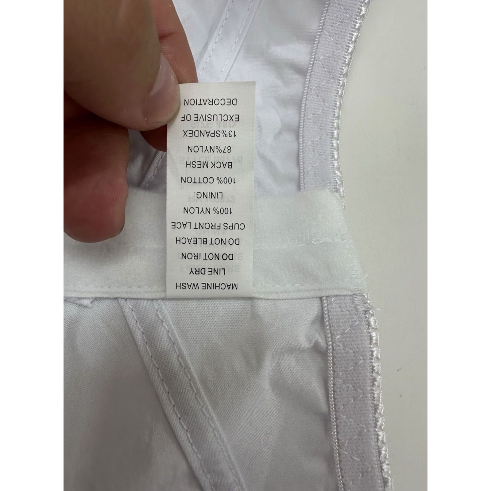 Bones No Bones Bra Womens Bra Size 48D White Front Closure NWTs Black 58776 Adjustable Strap Plus Size Cup D Womens Bra Size ONE SIZE - 5 Thumbnail