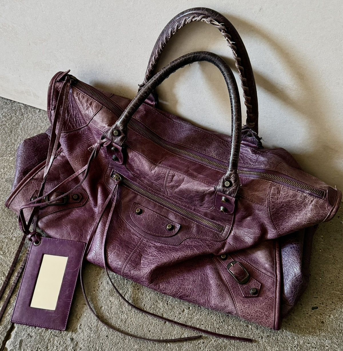 Balenciaga Balenciaga - 2000’s - Classic Le City - Lambskin Work Bag Size ONE SIZE - 19 Thumbnail