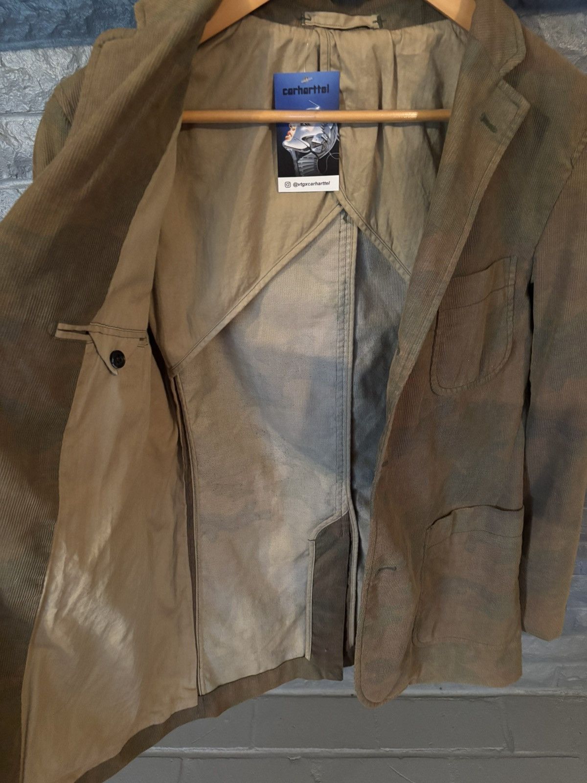 Beams Japan Beams Japan Camo Corduroy Jacket Medium Made in Japan Size US M / EU 48-50 / 2 - 5 Thumbnail