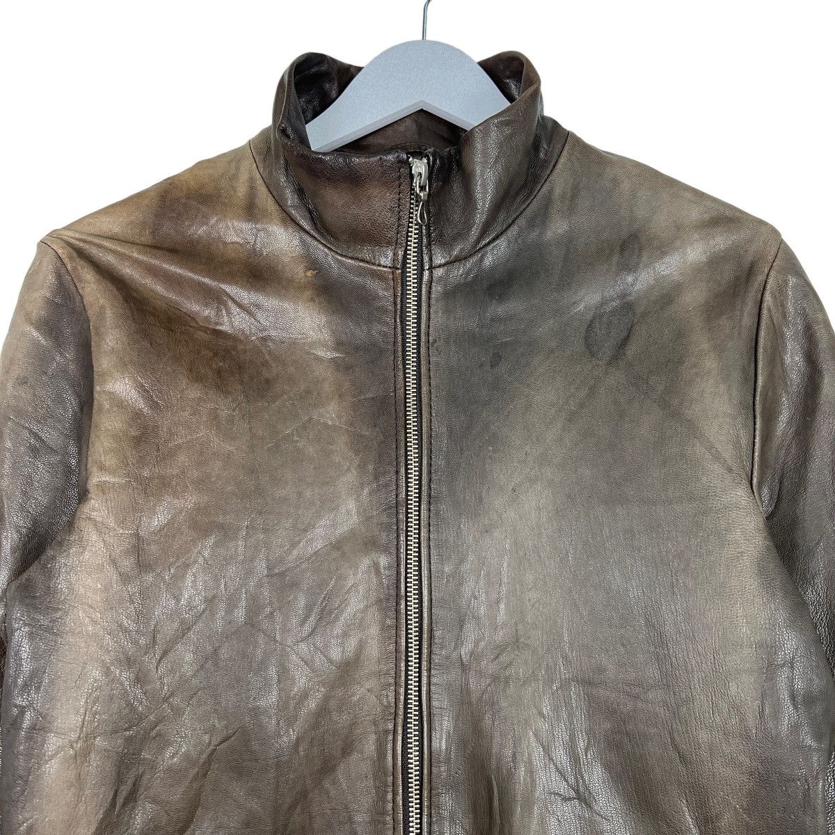 14th Addiction 🔥 NANO JOURNAL STANDARD GOAT SKIN BLOUSON LEATHER JACKET Size US M / EU 48-50 / 2 - 3 Thumbnail