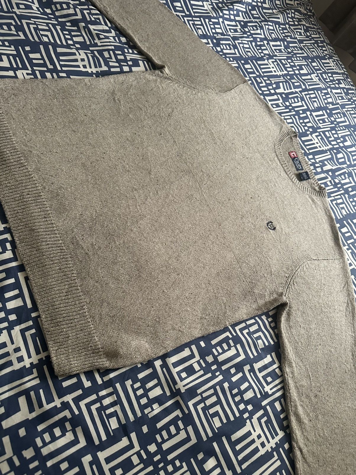 Chaps Ralph Lauren × Vintage Vintage CHAPS RALPH LAUREN Heavy Knit Jumper Crew Neck 90s Size US L / EU 52-54 / 3 - 1 Thumbnail