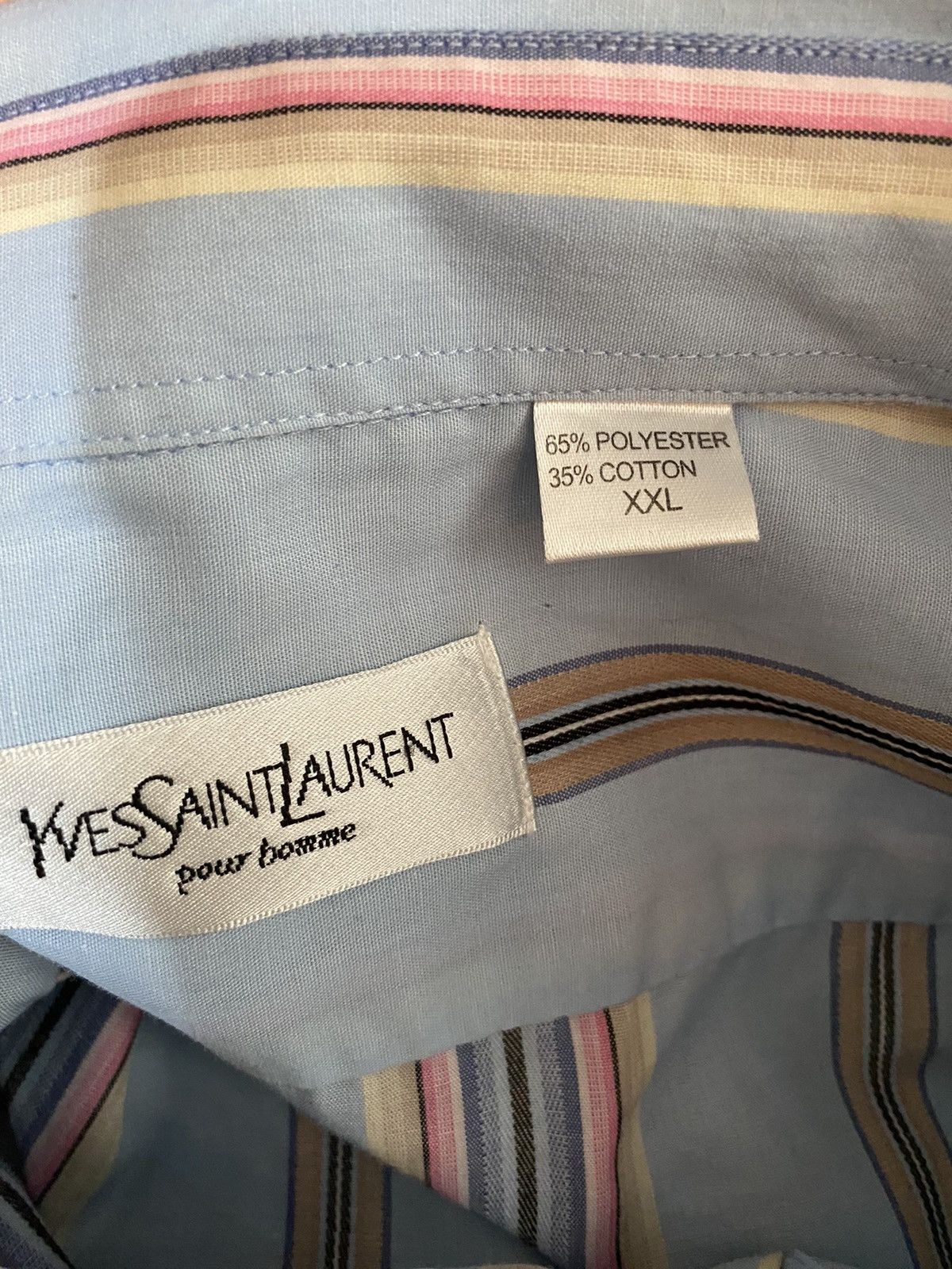 Yves Saint Laurent Multicolor YSL Shirt Summer Size US XXL / EU 58 / 5 - 8 Thumbnail