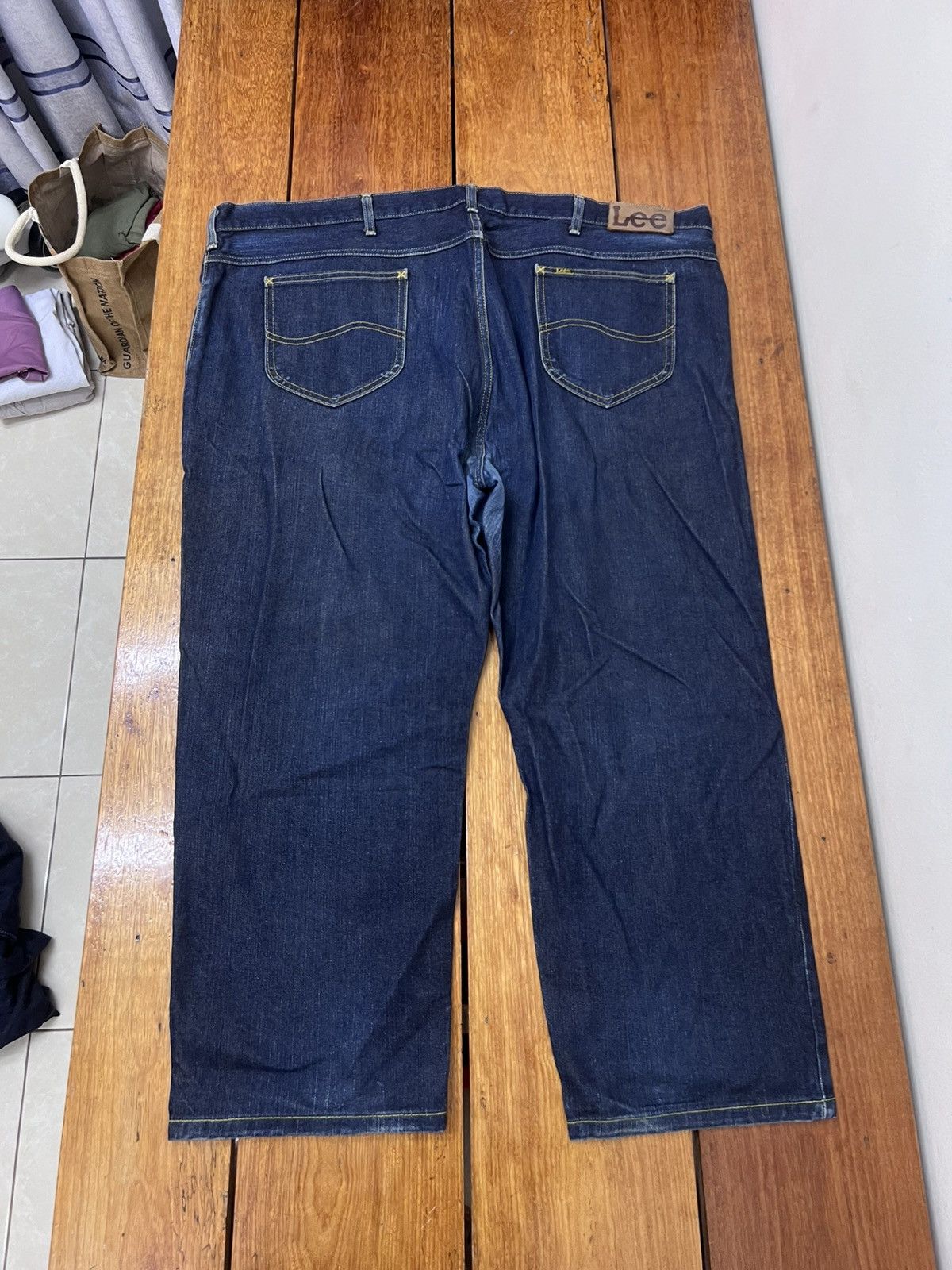 Japanese Brand Lee Oversize Denim Pant Size US 44 / EU 60 - 7 Thumbnail