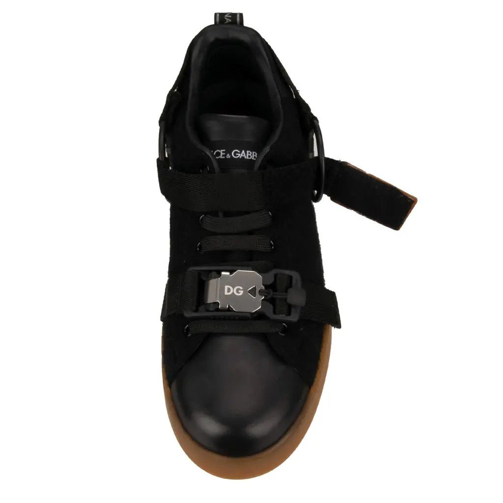 Dolce & Gabbana o1y0125 Logo Low-Top Sneakers in Black Size US 11 / EU 44 - 3 Thumbnail