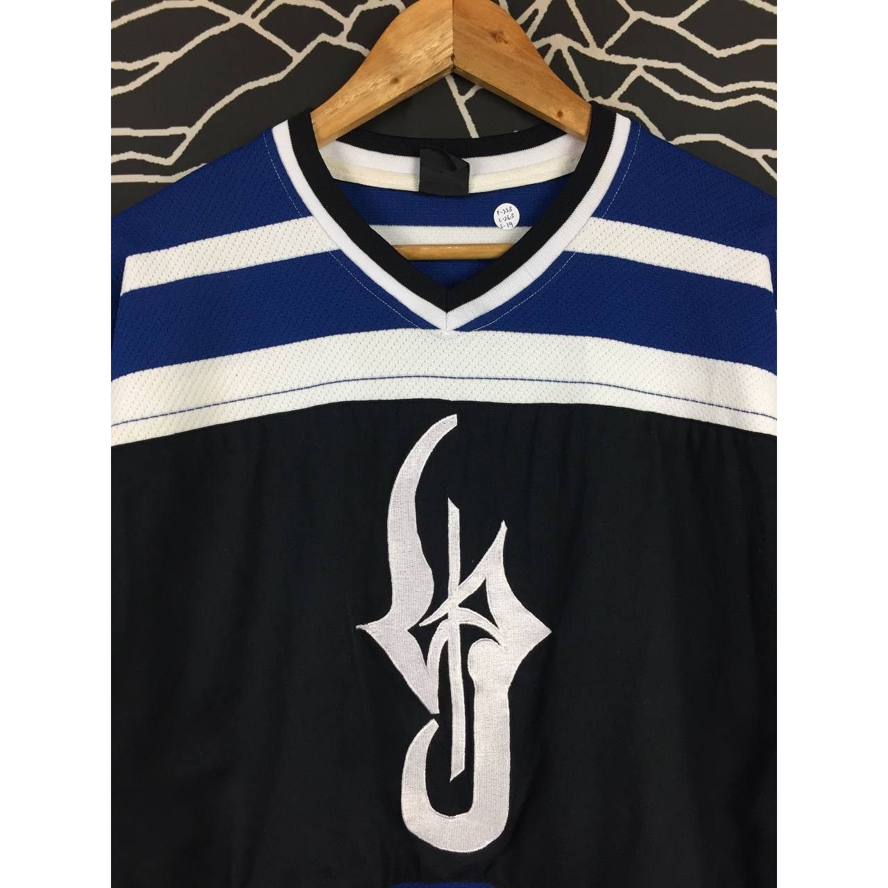 Japanese Brand Vtg DJ Honda Big Logo Streetwear Hip Hop Hockey Jersey Size US L / EU 52-54 / 3 - 3 Thumbnail