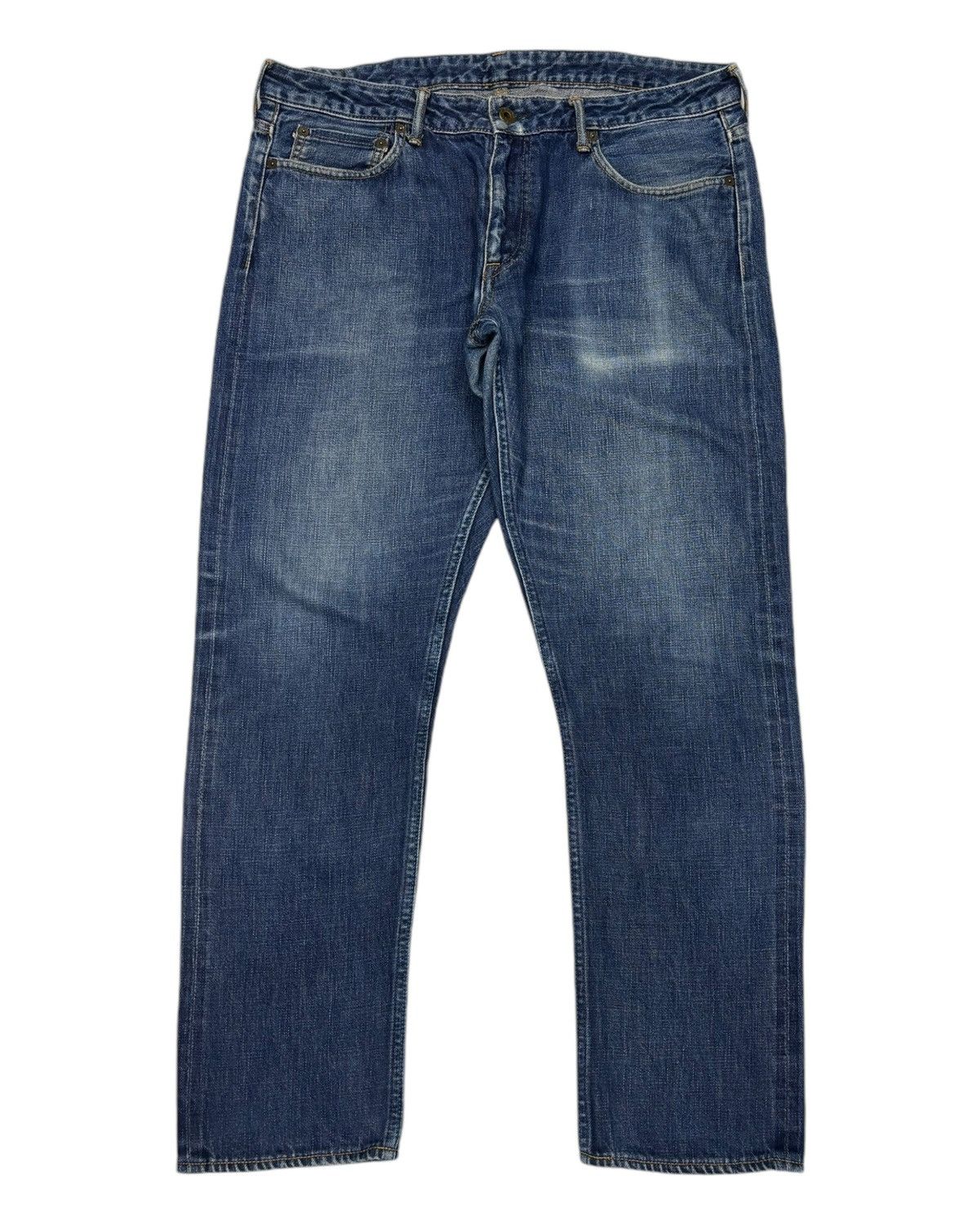 Japan Blue 🔥JAPAN BLUE SELVEDGE DENIM JEANS INDIGO Size US 35 - 6 Thumbnail