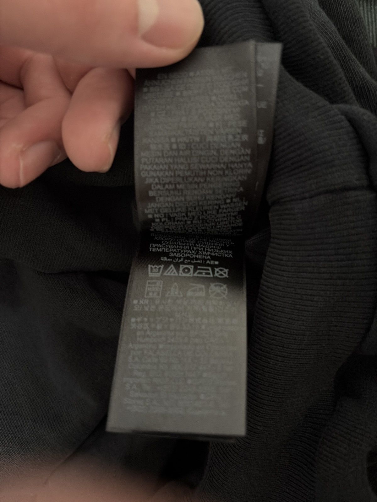 Kanye West × Los Angeles Apparel Yeezy Gap Balenciaga Washed Black Hoodie Size US L / EU 52-54 / 3 - 6 Thumbnail