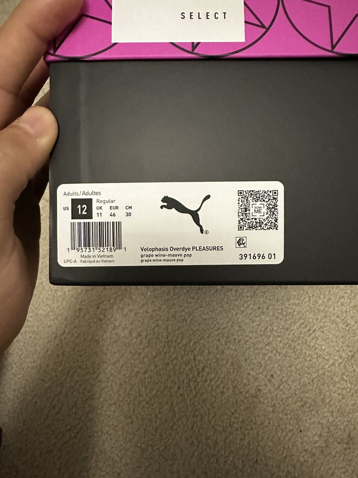 Pleasures × Puma Puma Velophasis Overdye x PLEASURES Size US 12 / EU 45 - 9 Thumbnail