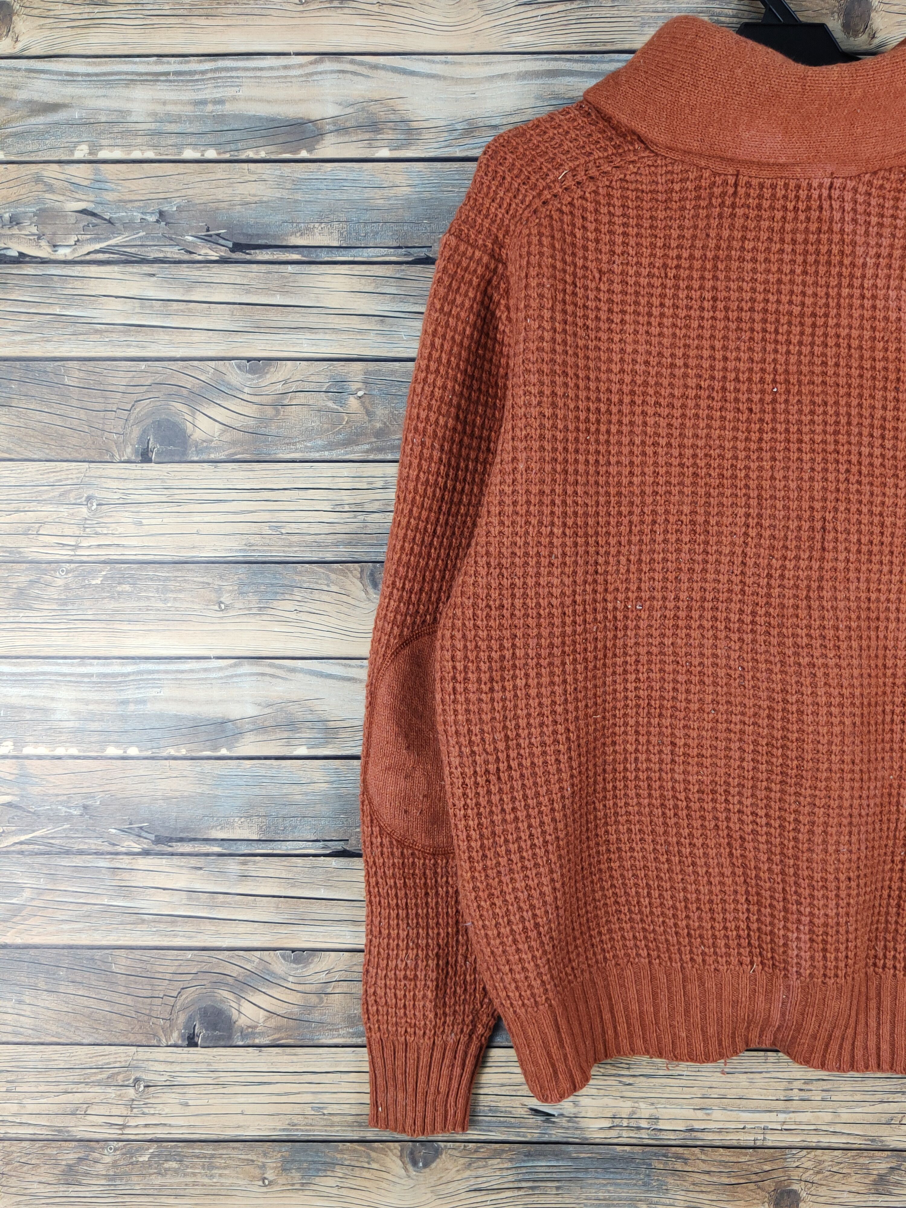 Vintage Uniqlo Dark Orange Knitwear Sweatshirts #W1678 Size US XL / EU 56 / 4 - 9 Thumbnail