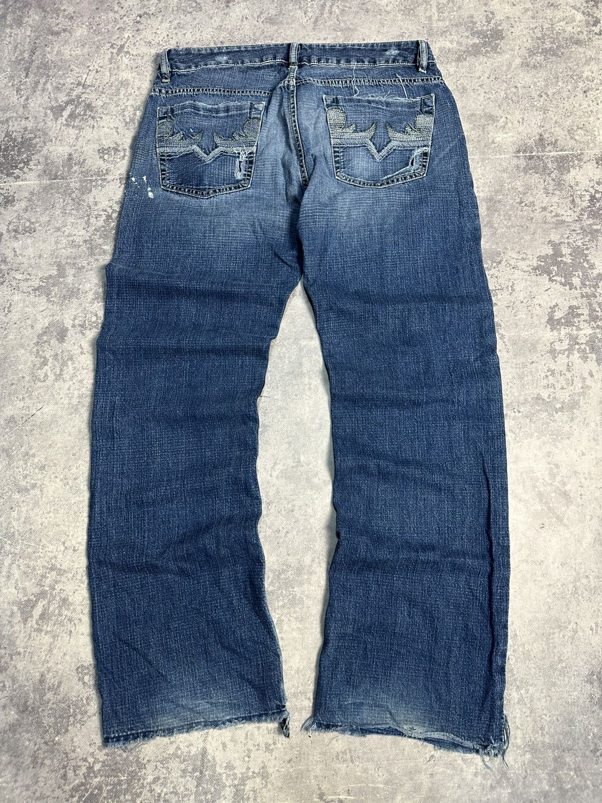 Diesel Vintage Diesel Jeans Distressed Wash Japanese Crazy y2k 90s Size US 32 / EU 48 - 2 Thumbnail