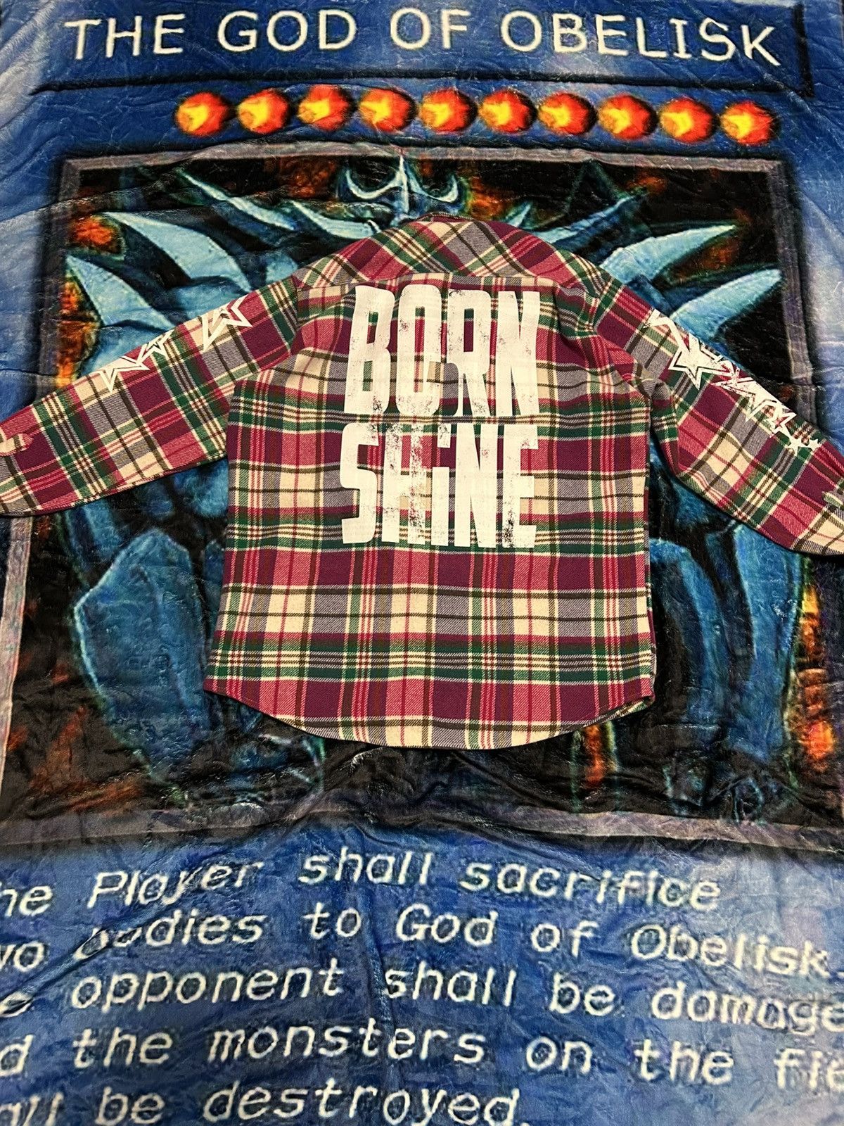 Japanese Brand Born2shine flannel shirt Size US M / EU 48-50 / 2 - 7 Thumbnail
