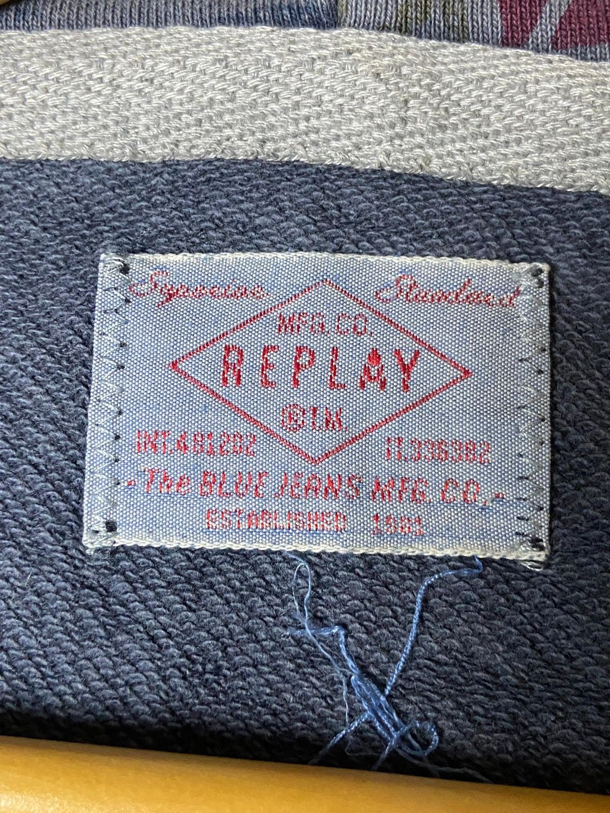 Replay Vintage Replay Custom Zip Up Hoodie Jacket (165) Size US L / EU 52-54 / 3 - 7 Thumbnail