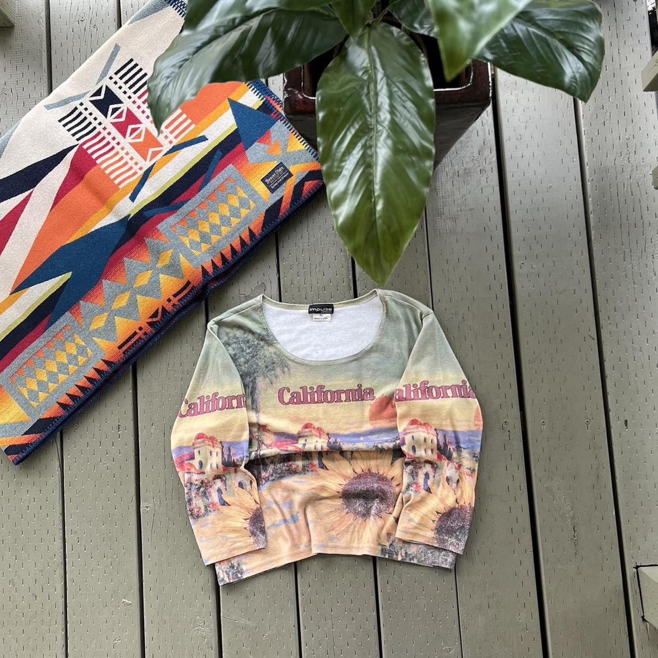 Vintage Vintage Impulse California Art Top Long Sleeve Size XL / US 12-14 / IT 48-50 - 1 Thumbnail