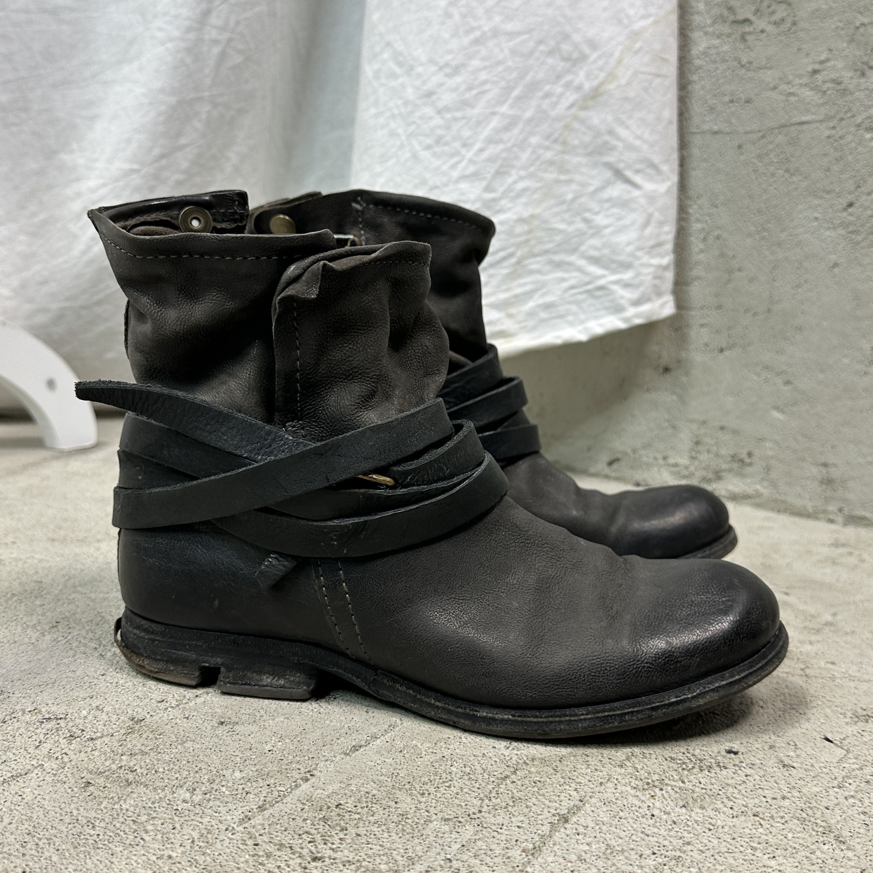 A.S.98 Vintage Leather Airstep Pirate Strapped A.S.98 Boots Y2K Size US 9 / IT 39 - 12 Thumbnail