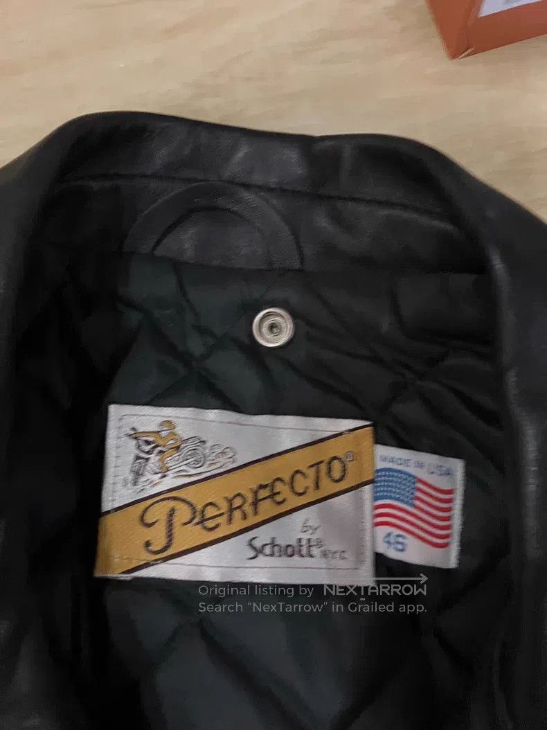 Schott Schott Cable-stayed locomotive leather jacket Size US S / EU 44-46 / 1 - 2 Thumbnail