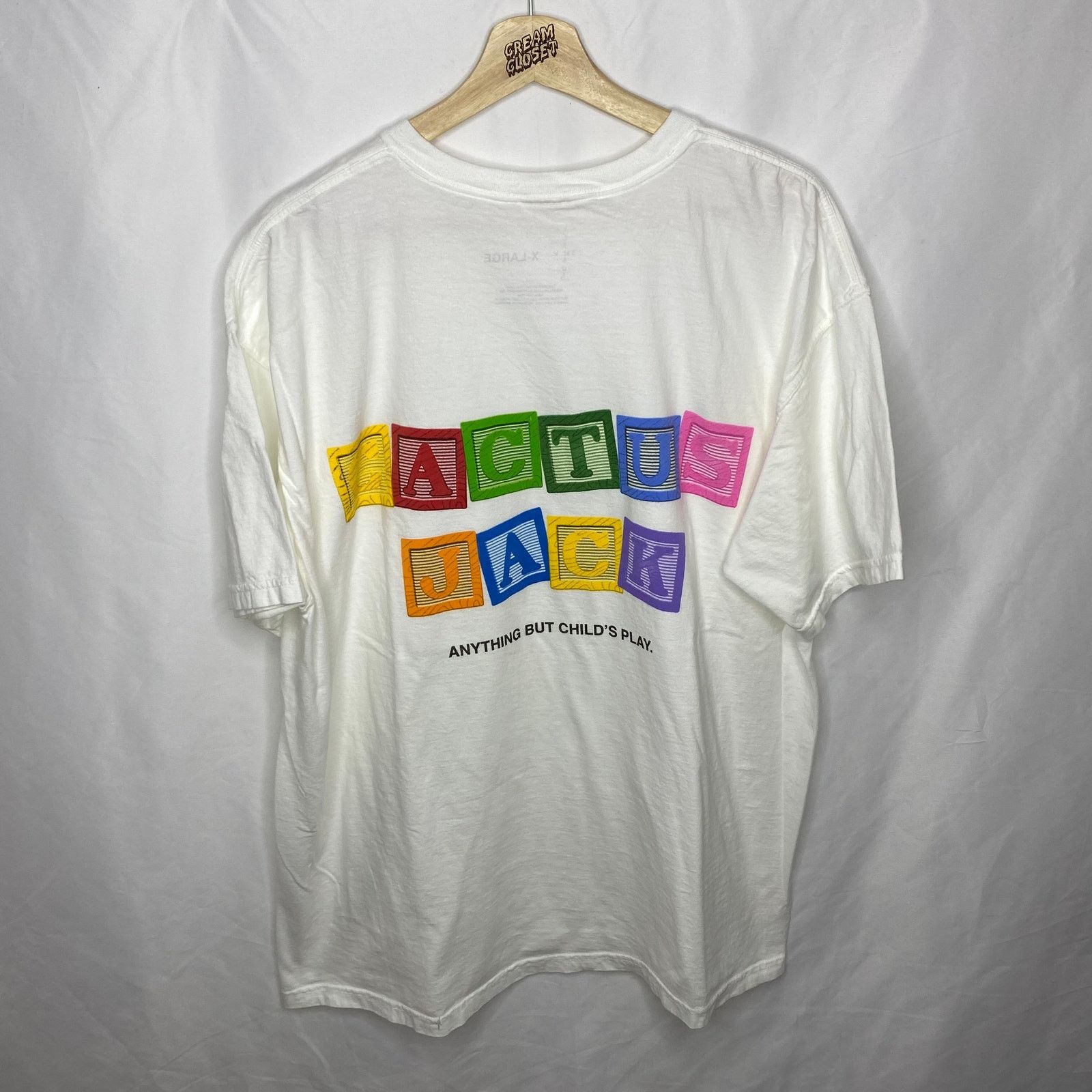 Cactus Jack Child's Play Astroworld Hip Hop Tour Merch Tee