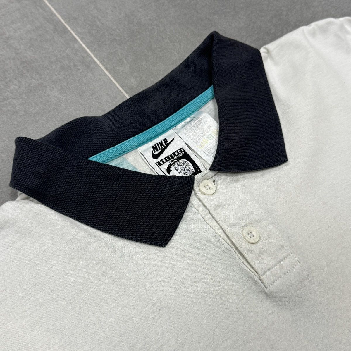 Nike × Vintage Vintage Nike Challenge Court Agassi Tennis Polo Shirt Size L Size US L / EU 52-54 / 3 - 10 Thumbnail