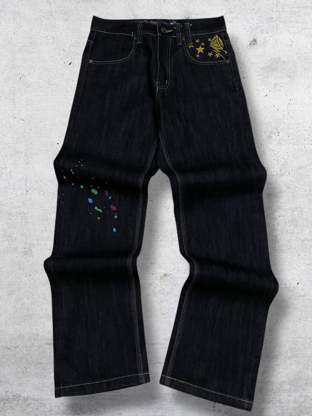 Hysteric Glamour VINTAGE OG JAPAN DOUBLE D STREETWEAR ORIGINAL SPLASH DENIM Size US 28 / EU 44 - 1 Thumbnail