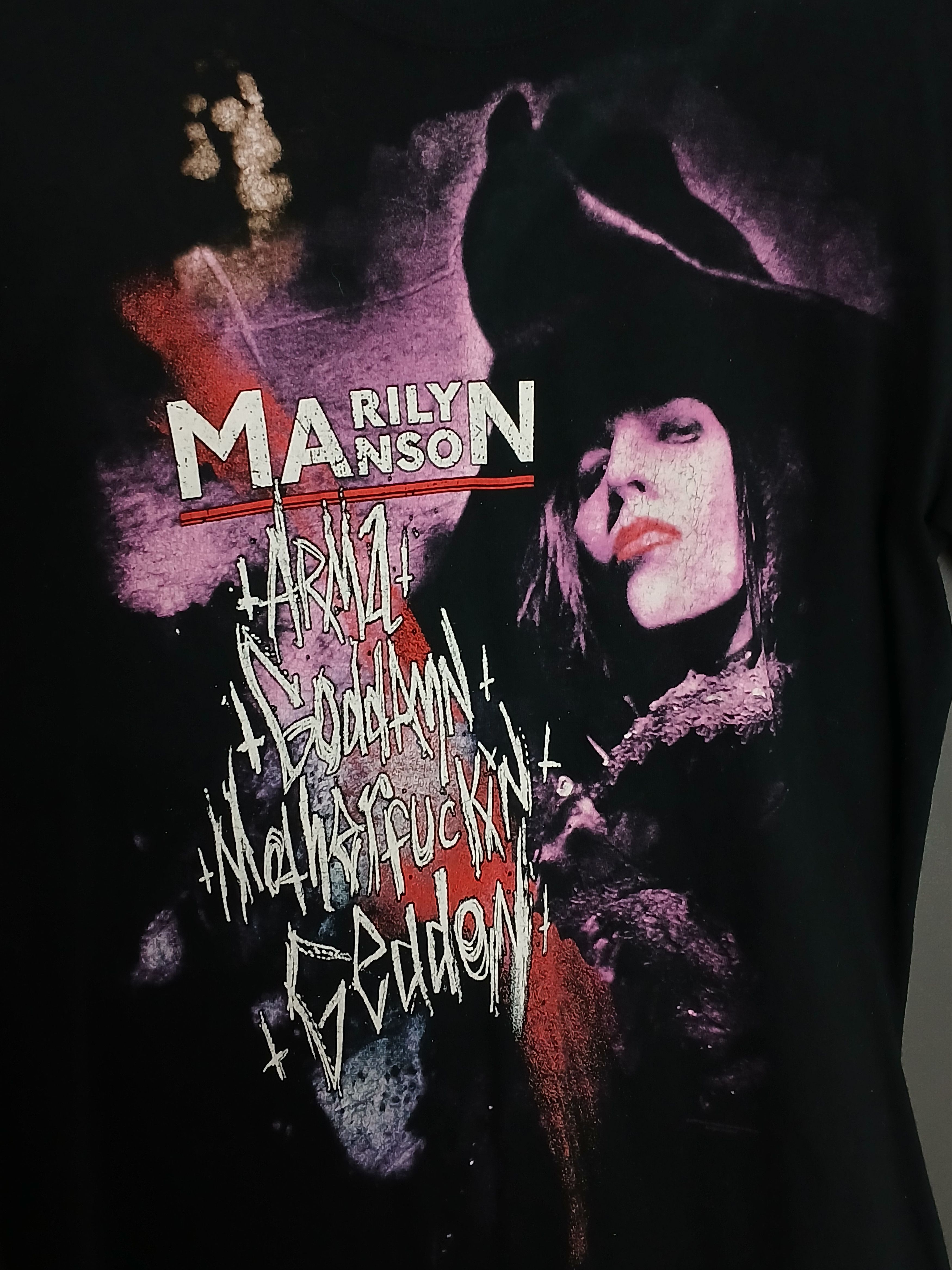 Band Tees × Marilyn Manson Marilyn Manson European Tour 2009 T-Shirt Size US M / EU 48-50 / 2 - 3 Thumbnail