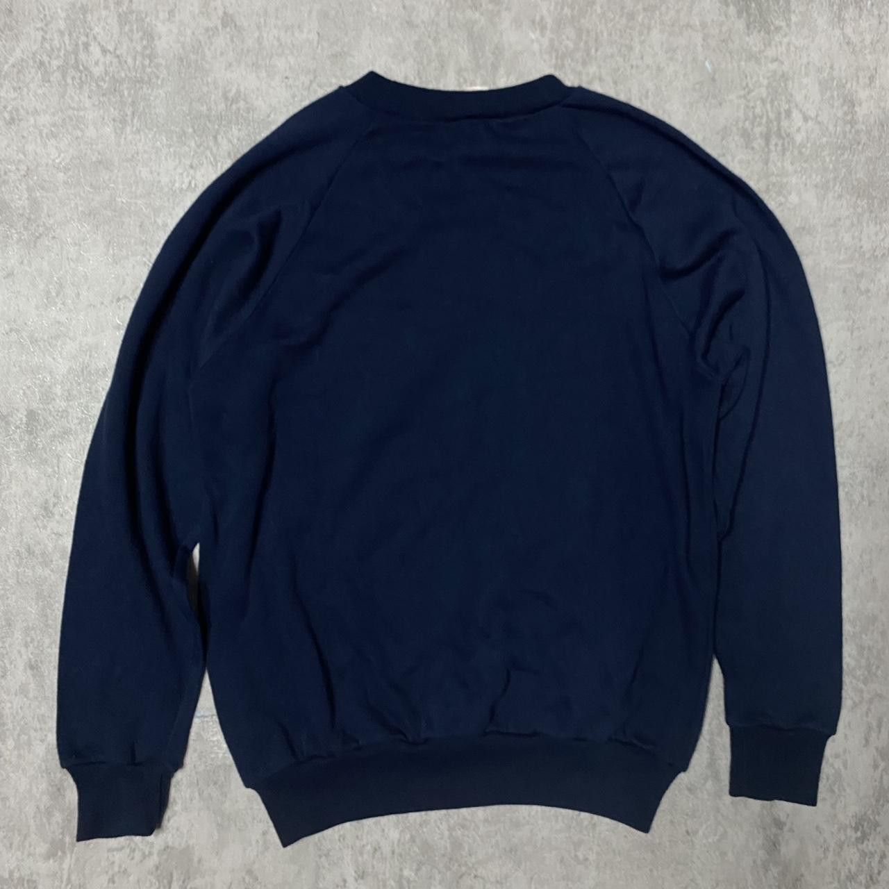 Other Vintage 80s navy blue crewneck sweatshirt with Size US L / EU 52-54 / 3 - 4 Thumbnail