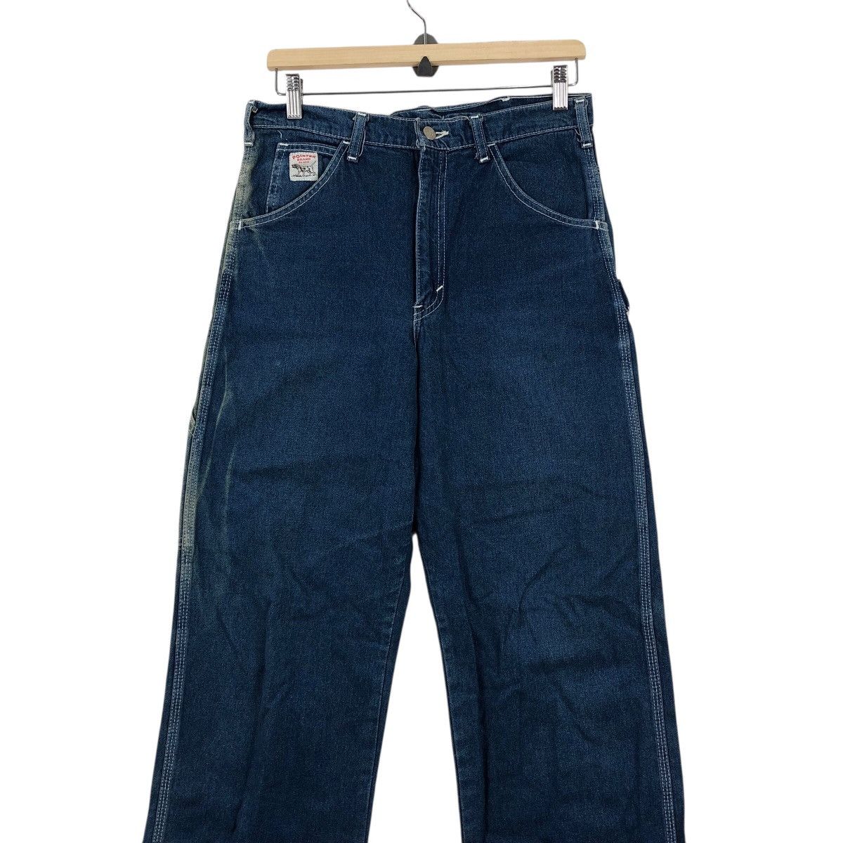 Pointer Vintage 90s POINTER Made In USA Carpenter Baggy Denim Jeans Size US 32 / EU 48 - 2 Thumbnail