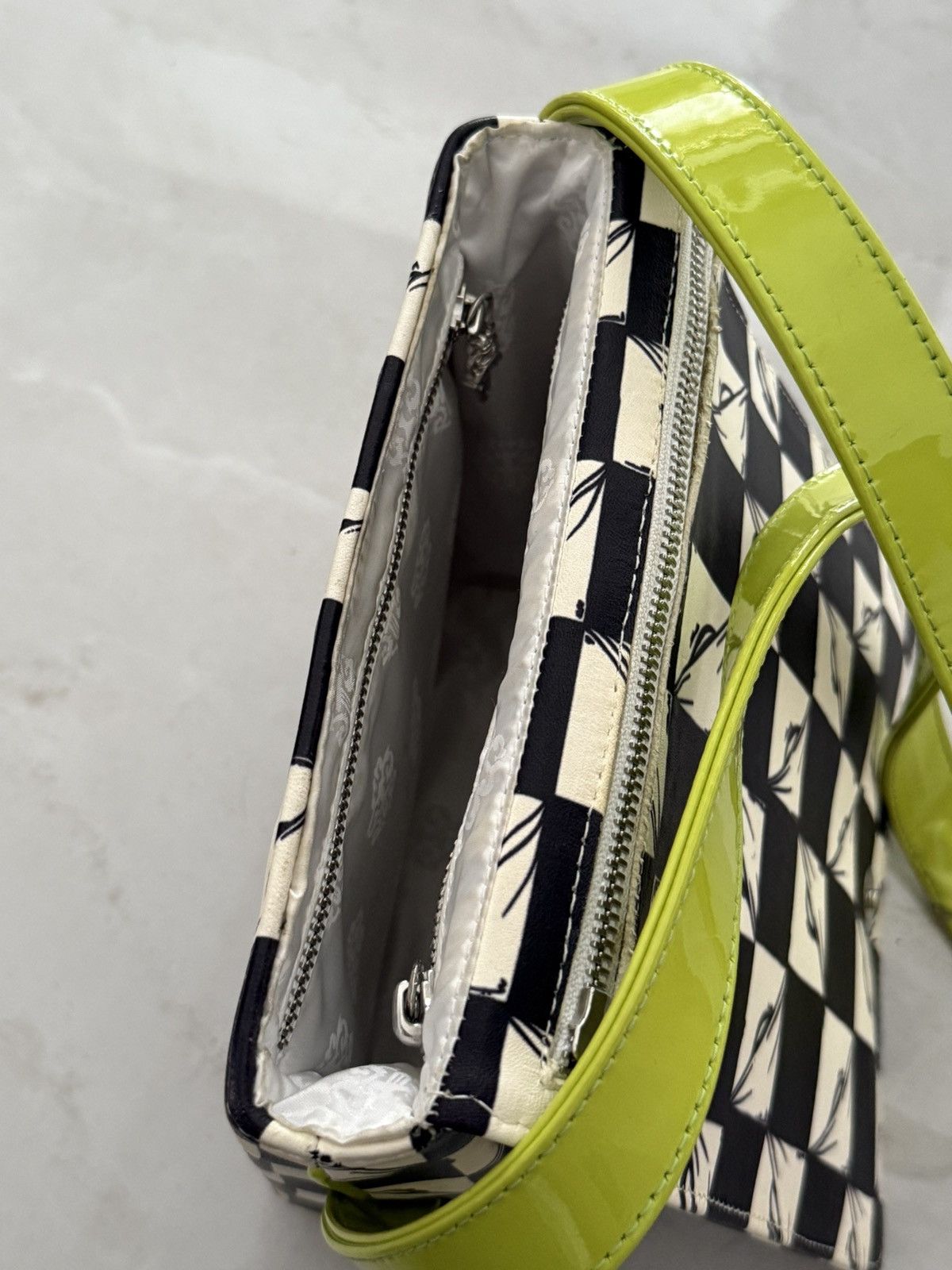 Chrome Hearts Chrome Hearts Mattyboy 99eyes Leather Bag with Green Strap Size ONE SIZE - 14 Thumbnail