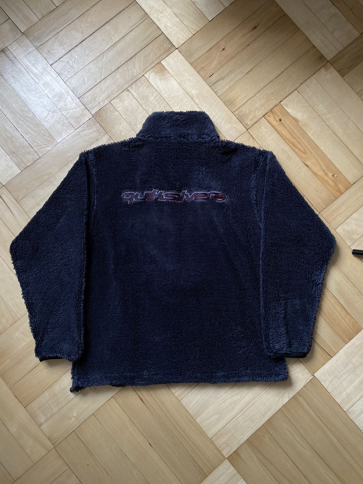 Quiksilver Quiksilver Vintage Rare Big Logo Teddy Surf Pocket Fleece Size US M / EU 48-50 / 2 - 3 Thumbnail