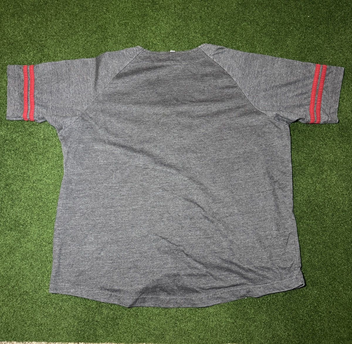 Vintage × Warner Bros Vtg Y2K Back Off Looney Tunes Warner Bros Baseball Jersey Size US XL / EU 56 / 4 - 3 Thumbnail
