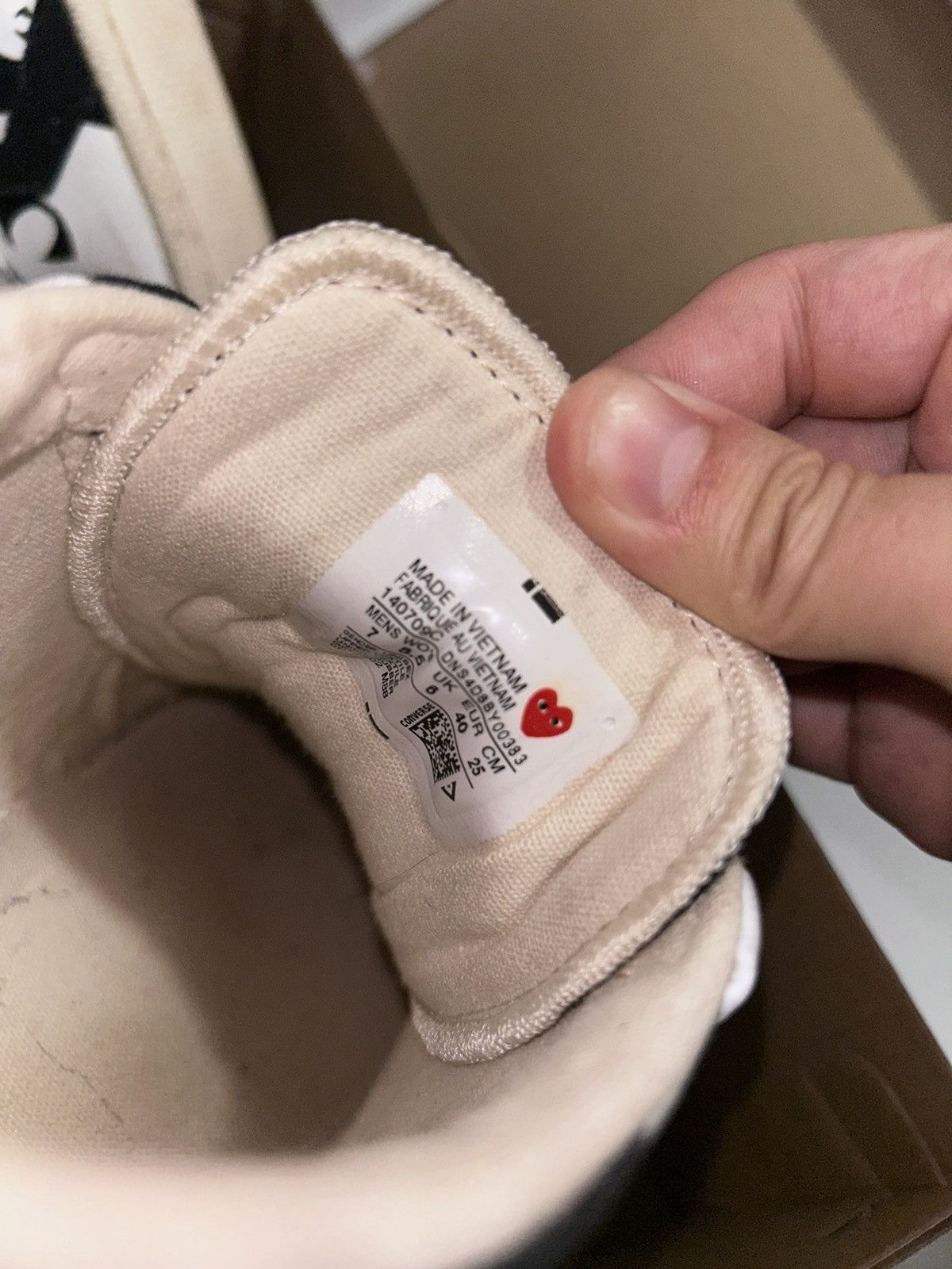 CDG by Comme des Garcons × Comme des Garcons × Comme des Garcons PLAY CDG Converse CDG Play Converse Size US 7 / EU 40 - 9 Thumbnail