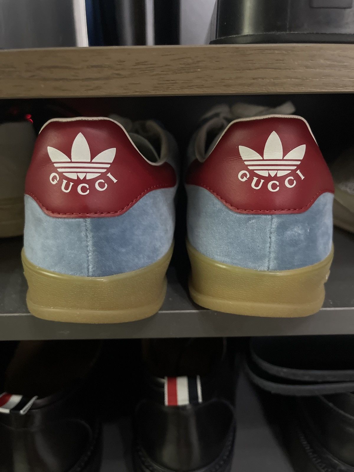 Adidas × Gucci Adidas Gucci Gazelle Blue Size US 7.5 / EU 40-41 - 10 Thumbnail