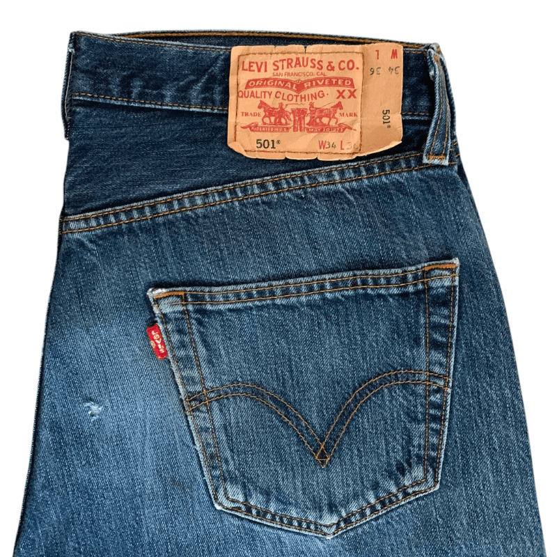 Levi's Vintage jeans - Levi's 501 Size US 28 / EU 44 - 4 Thumbnail