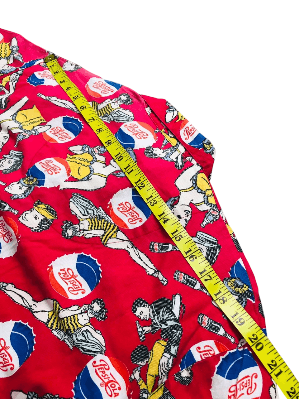 Pepsi Vintage Pepsi Cola All Over Print Button Up Shirt Size US M / EU 48-50 / 2 - 9 Thumbnail