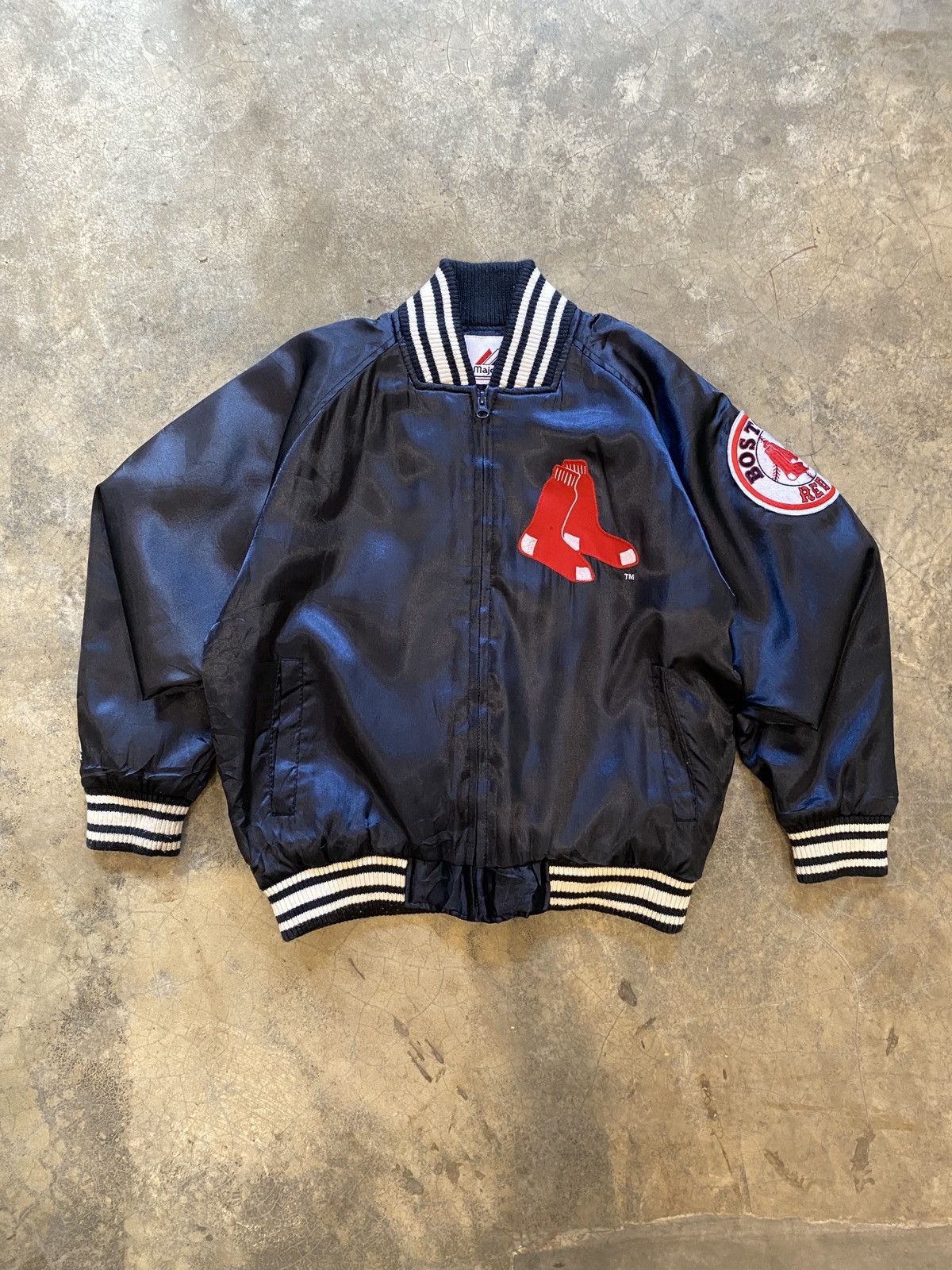 Majestic Vintage Majestic Boston Red Sox Varsity Jacket Size US S / EU 44-46 / 1 - 1 Thumbnail