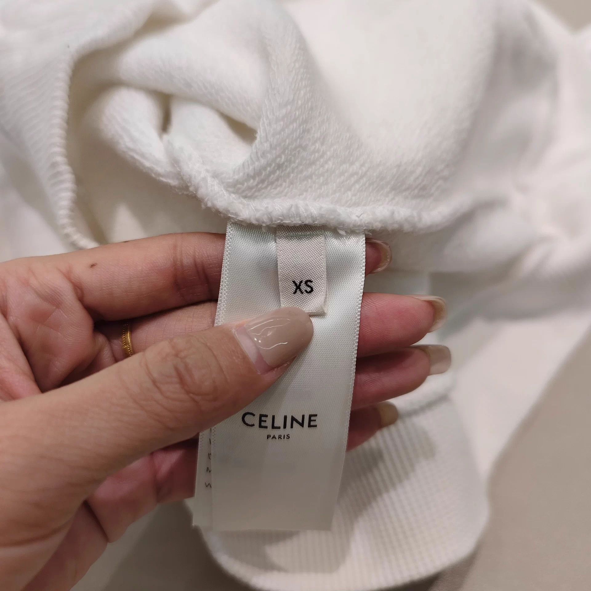 Celine Celine 98 new studded sweatshirt XS arm stain dry clean Size XS / US 0-2 / IT 36-38 - 5 Thumbnail