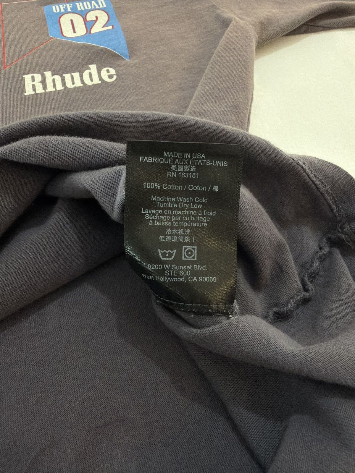 Rhude Rhude ‘02 Off Road’ Tee Size US XS / EU 42 / 0 - 7 Thumbnail