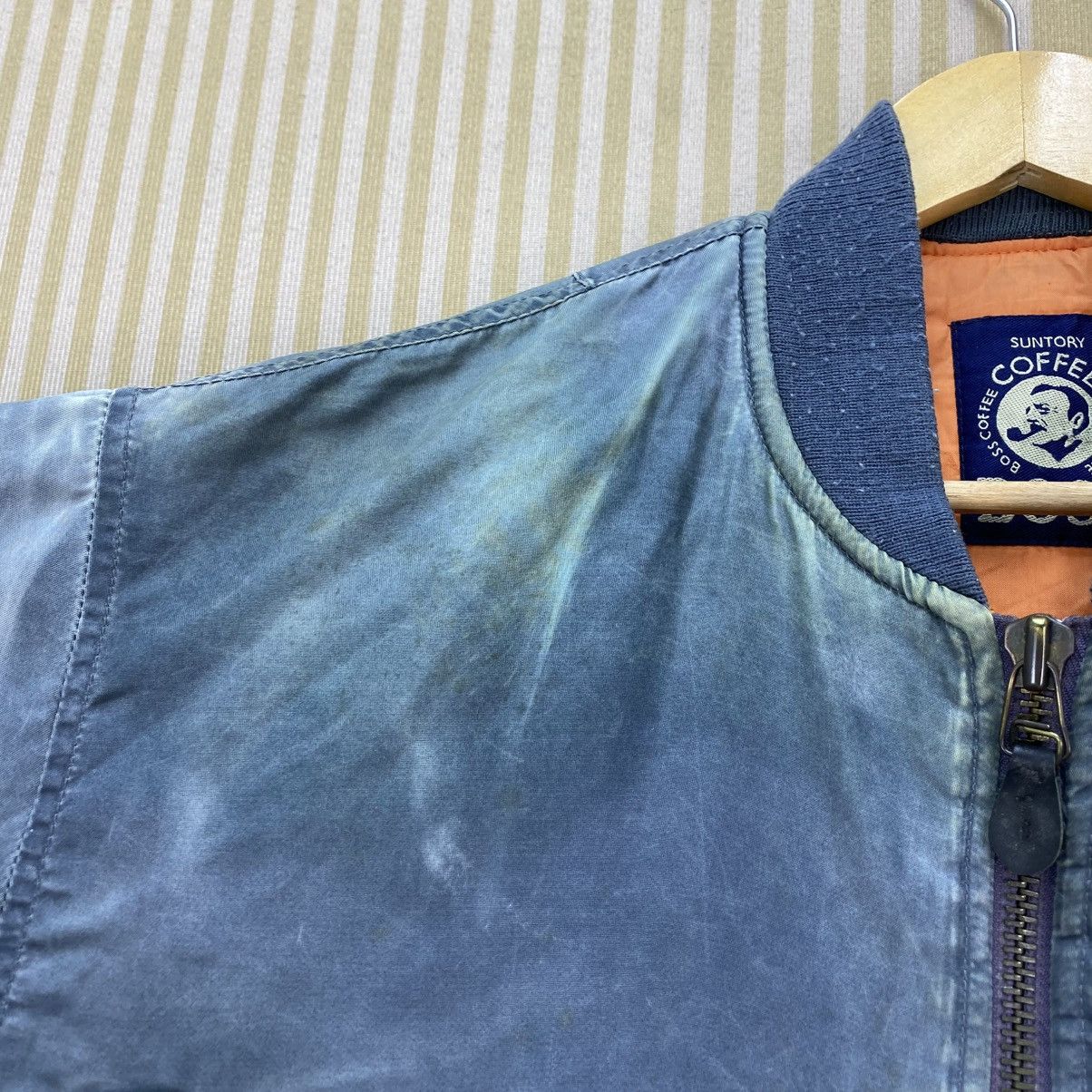 Japanese Brand 🫶 vintage 90s Suntory Coffee Boss MA-1 bomber jacket Size US M / EU 48-50 / 2 - 5 Thumbnail