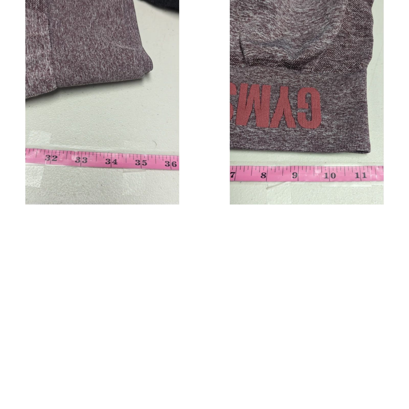 Gymshark Gymshark Leggings Winter Berry Rose S Womens High Waisted Flex Rise >10.5in 22x31 Size 28" / US 6 / IT 42 - 9 Thumbnail