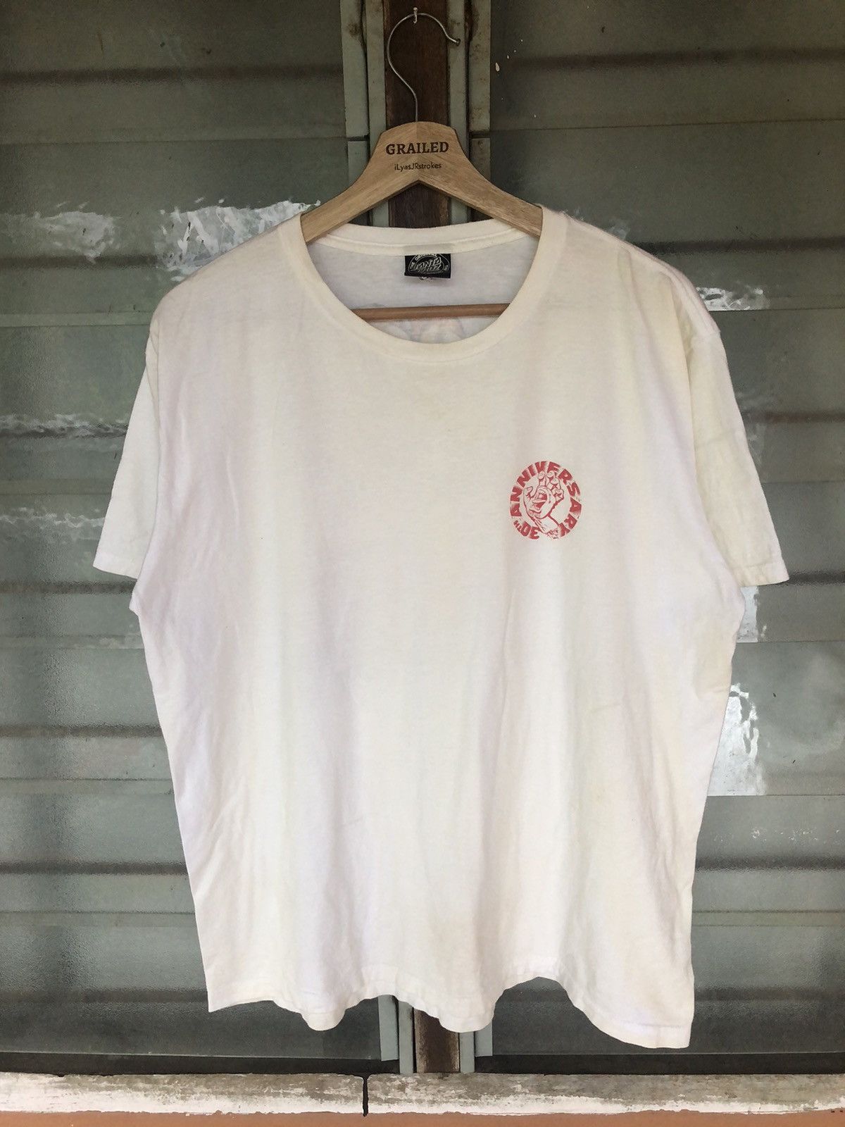 Santa Cruz Skateboards Vintage Santa Cruz Skateboards Anniversary Shirt Tee Size US L / EU 52-54 / 3 - 3 Thumbnail