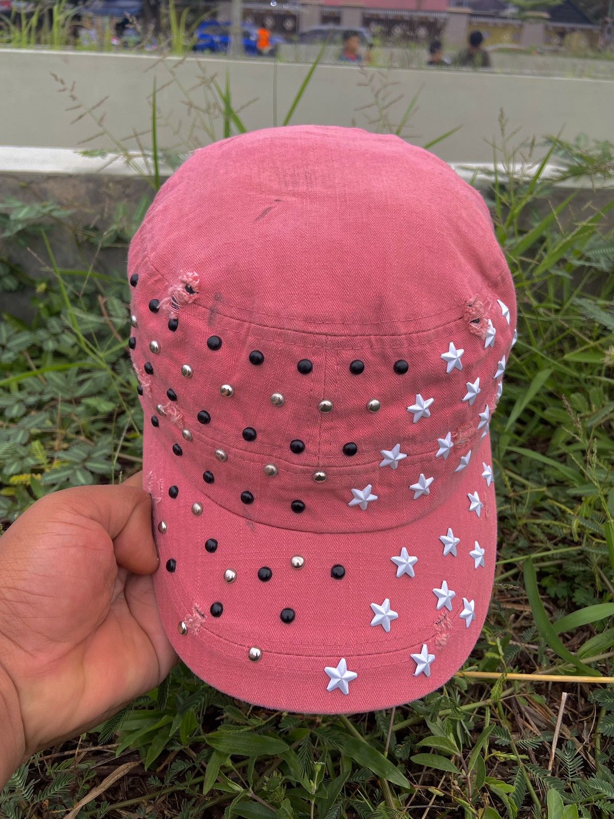 Hysteric Glamour 2000s Y2K studded star L.G.B style patrol hat Size ONE SIZE - 5 Thumbnail