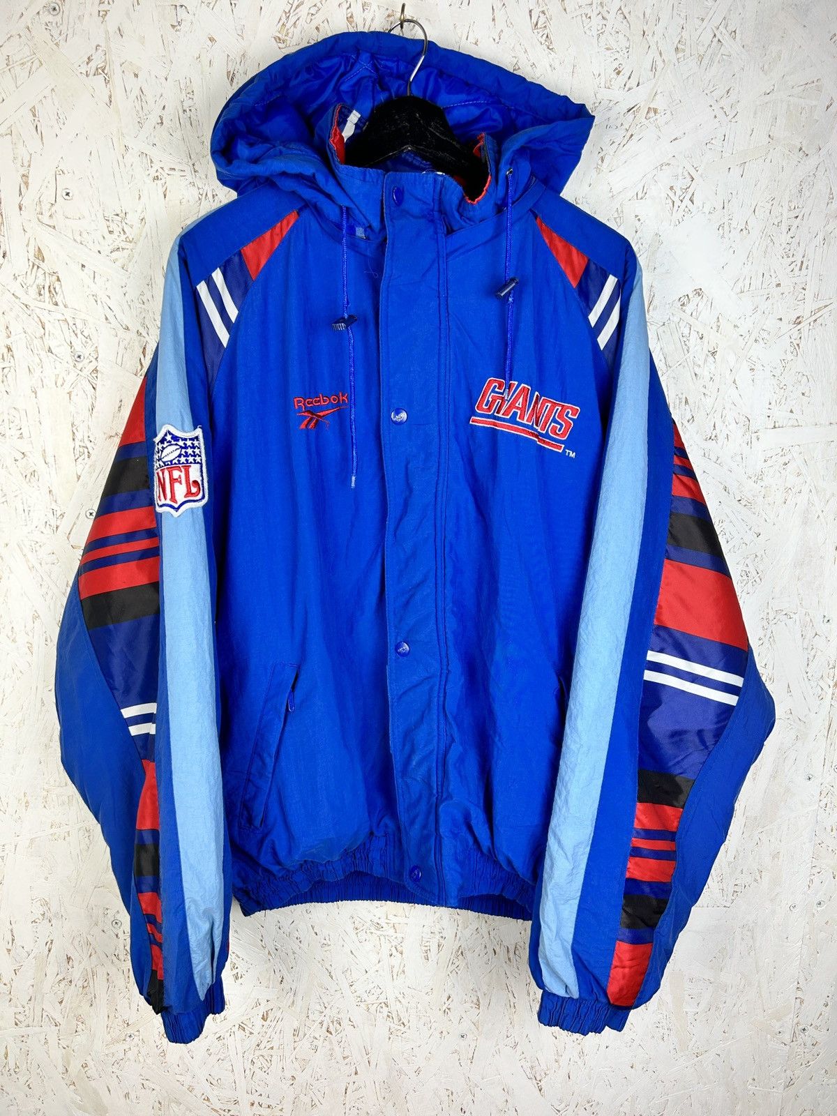 Reebok 90s Vintage Reebok Pro Line New York Giants Bomber Jacket L Size US L / EU 52-54 / 3 - 1 Thumbnail