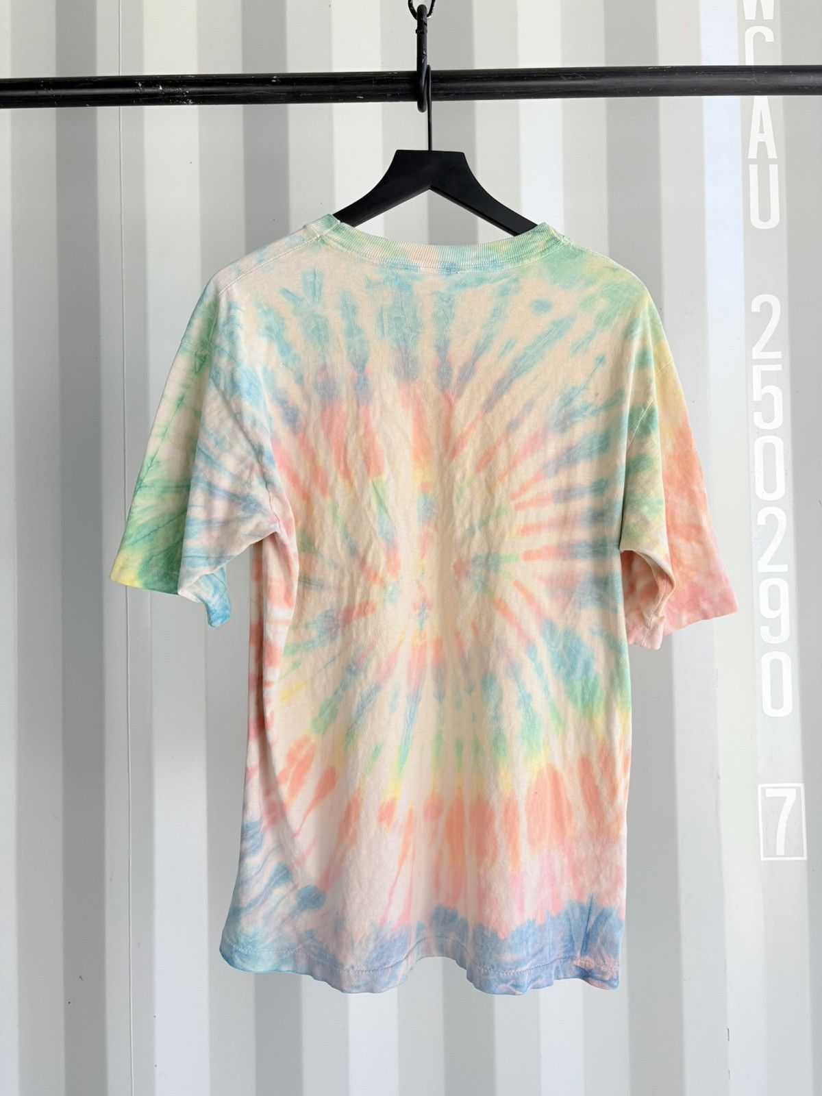 Vintage Vintage Blank Tie Dye Shirt Thrashed Faded Grunge Band Size US XL / EU 56 / 4 - 4 Thumbnail