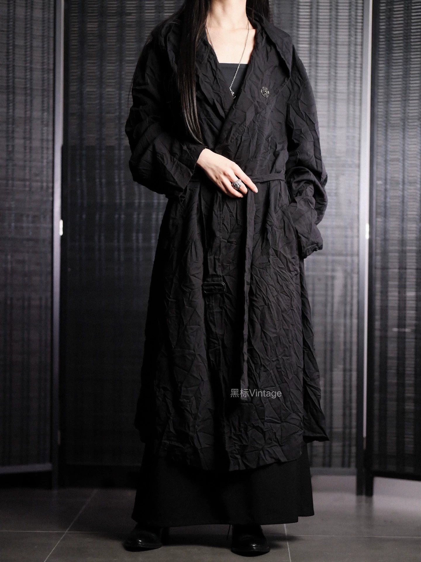 Yohji Yamamoto Yohji Yamamoto 18ss Archive Pleated Boxing Coat Size US M / EU 48-50 / 2 - 1 Thumbnail
