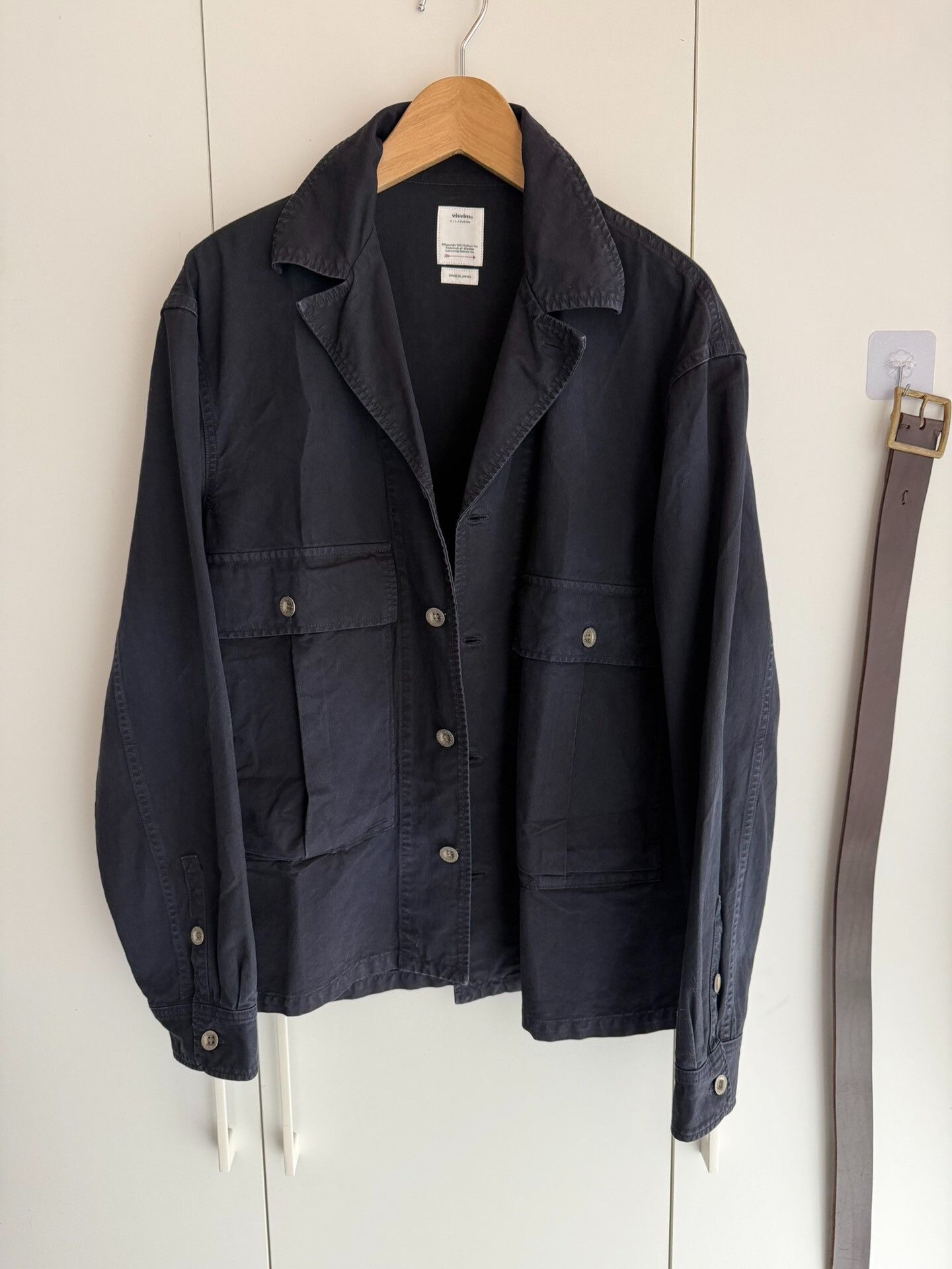 Visvim visvim domain l/s distressed hand-painted jacket Size US M / EU 48-50 / 2 - 1 Thumbnail
