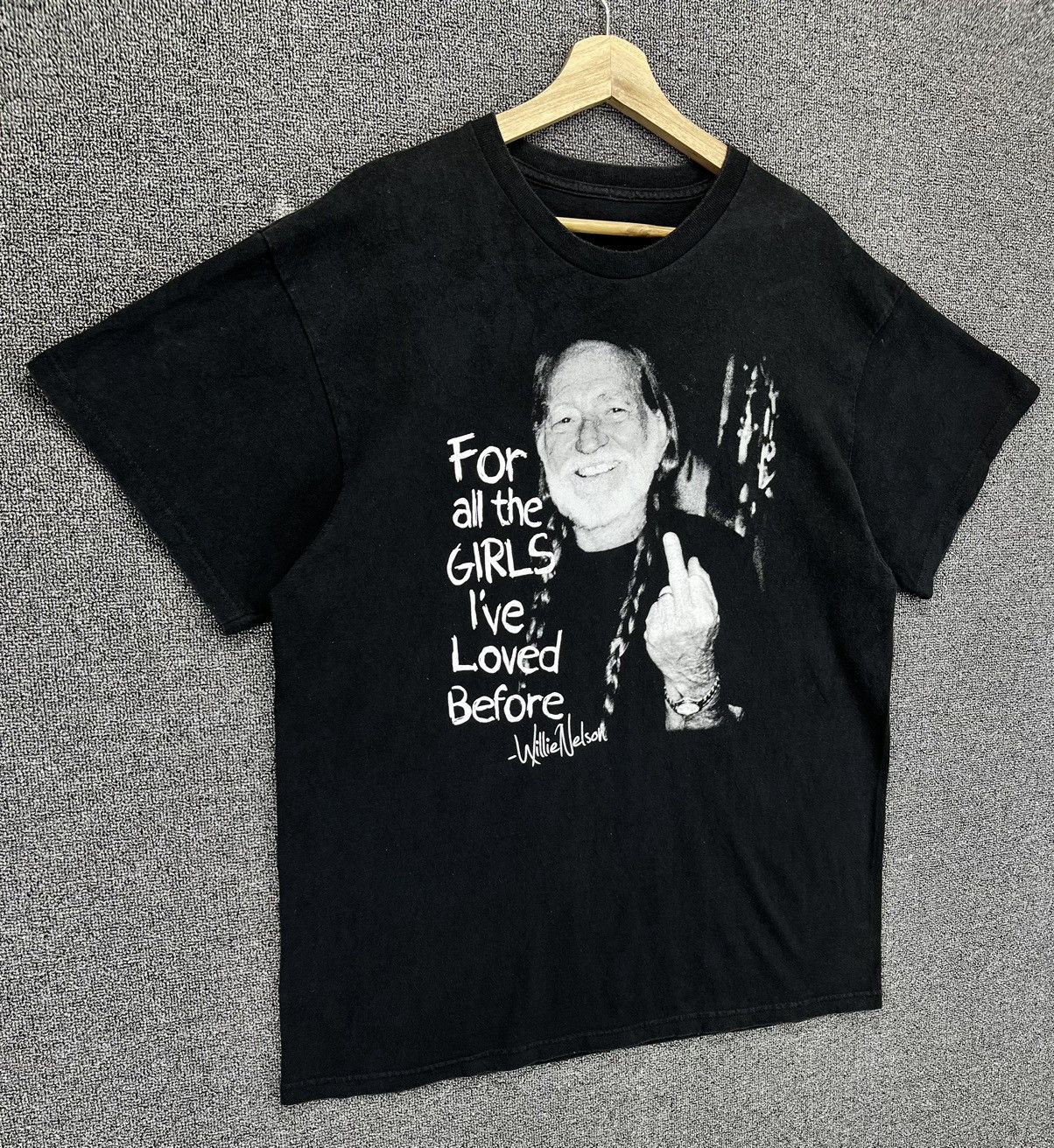 Vintage Willie Nelson Punk Rock Band Tees T Shirts