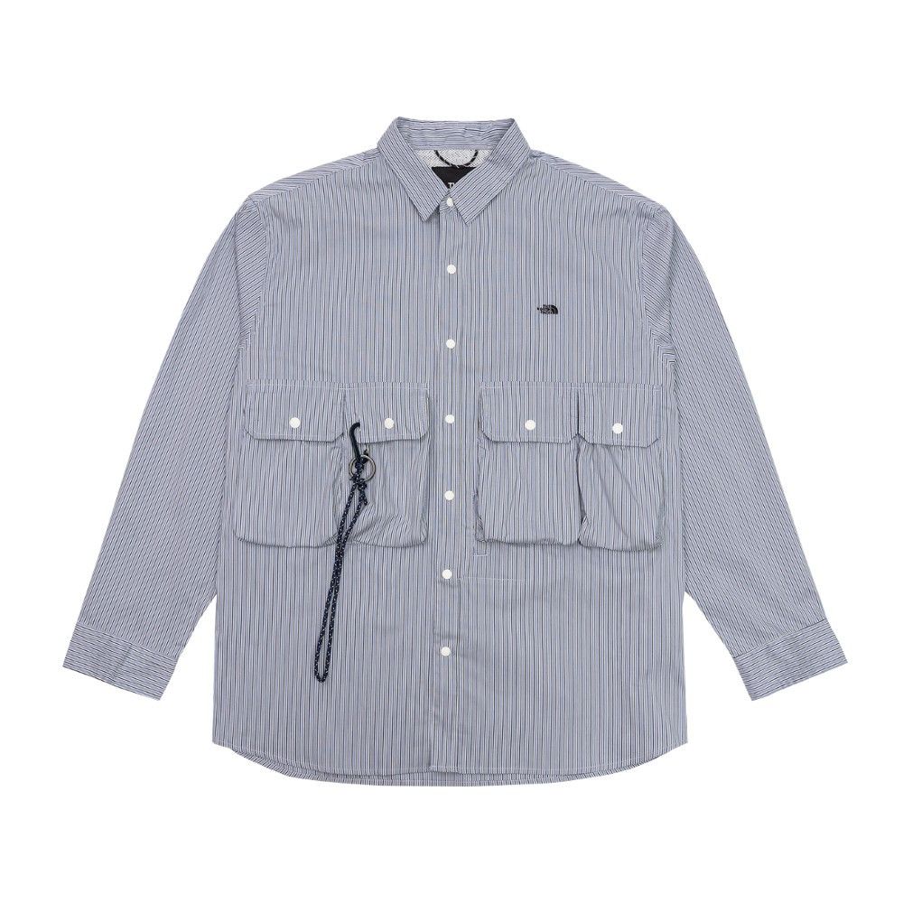 Kazuki Kuraishi × The North Face Urban Exploration KK LS STRIPE SHIRT Size US M / EU 48-50 / 2 - 3 Thumbnail