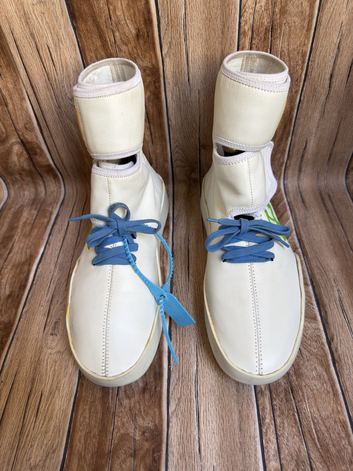 Off-White Polyurethane moto wrap sneakers Size US 11 / EU 44 - 4 Thumbnail