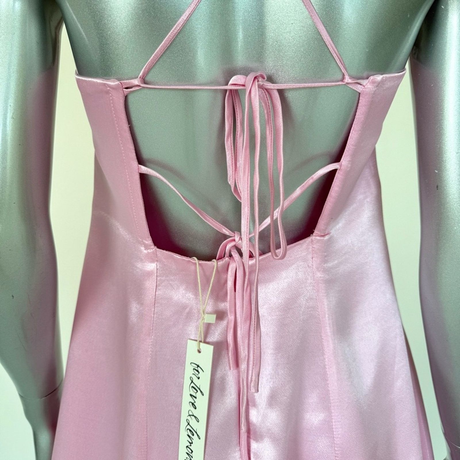 For Love & Lemons NWT!!! For love and lemons women pink dress size S 250$ Size S / US 4 / IT 40 - 6 Thumbnail