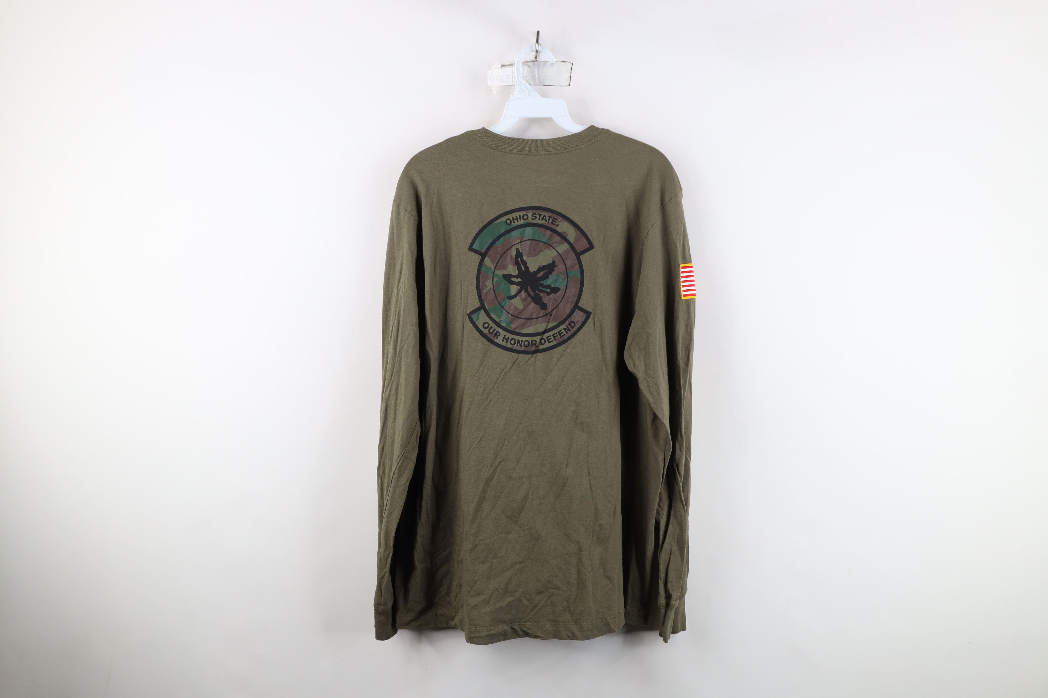 Nike Nike Military Ohio State University Long Sleeve T-Shirt Size US L / EU 52-54 / 3 - 13 Thumbnail