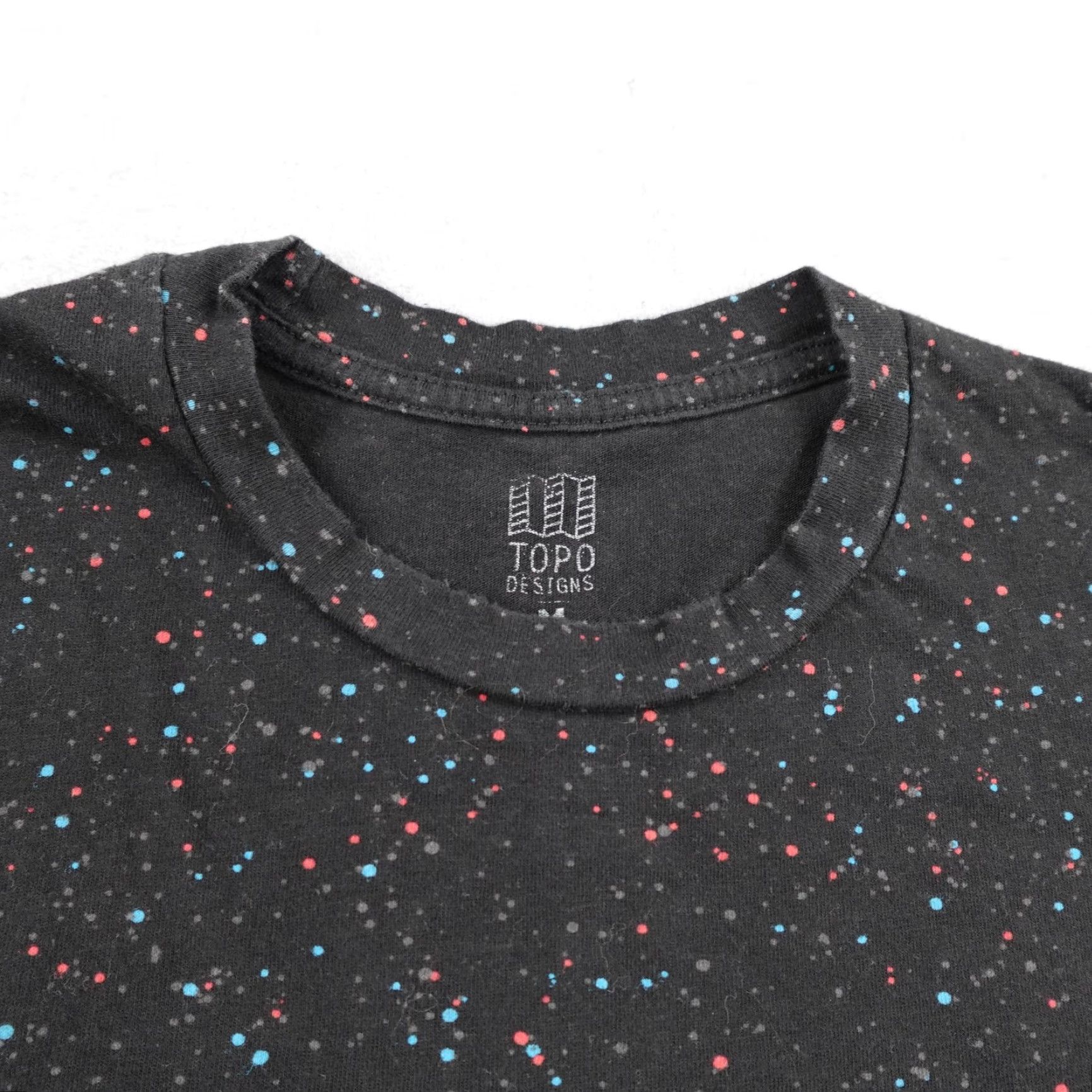 Topo Designs Topo Designs Shirt Mens Medium Black Speckle Cosmos Organic Outdoors Hiking Tee Size US M / EU 48-50 / 2 - 2 Thumbnail